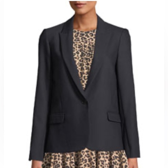 Lane Bryant Black Lined Career Casual Blazer One Button Front Close Mode… - Picture 1 of 13